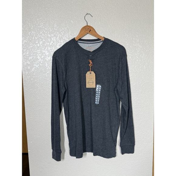Weatherproof Other - Weatherproof Vintage Long Sleeve Brushed Jersey Henley Shirt Medium
